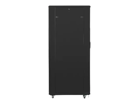 Lanberg  |  Rack cabinet 19" free-standing 42U / 800x1000 (flat pack) with mesh door  |  FF01-8042-23B  |  Black