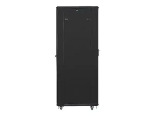 Lanberg  |  Rack cabinet 19" free-standing 42U / 800x800 (flat pack) with mesh door  |  FF01-8842-23B  |  Black