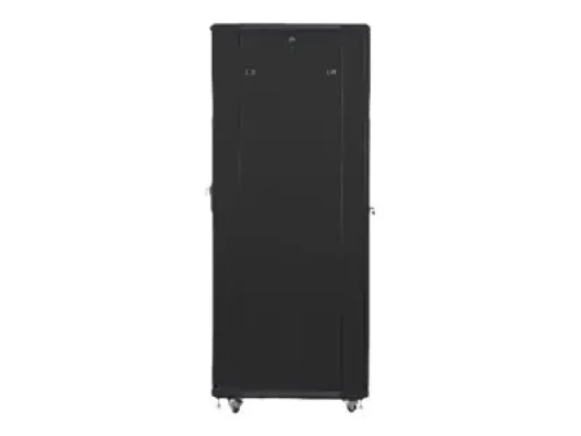 Lanberg  |  Rack cabinet 19" free-standing 42U / 800x800 (flat pack) with mesh door  |  FF01-8842-23B  |  Black
