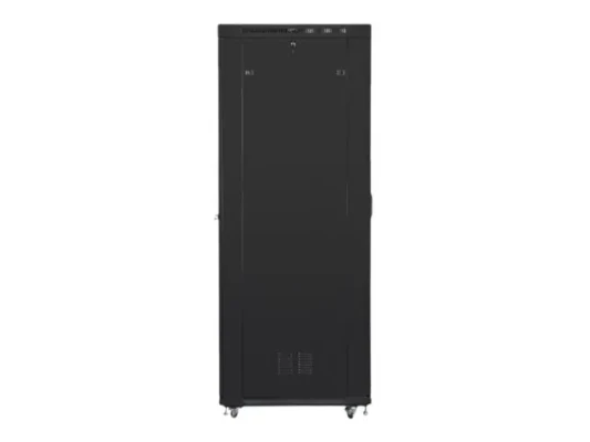 Lanberg  |  Rack cabinet 19" free-standing 47U / 800x1000 (flat pack) with glass door, LCD  |  FF01-8047-12BL  |  Black