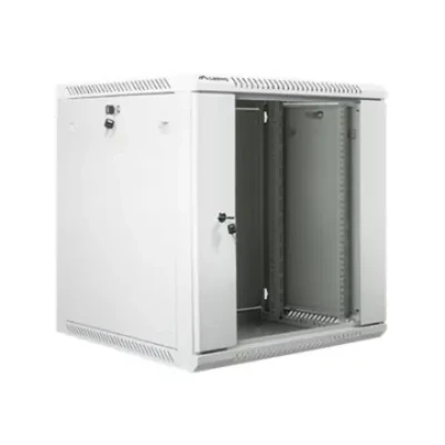 Lanberg  |  Rack cabinet 19" wall-mount 12U / 600x600 (flat pack) V2  |  WF01-6612-10S  |  Grey