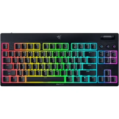 Razer BlackWidow V4 Низкопрофильная Tenkeyless HyperSpeed (Зеленый переключатель) - Раскладка US  |  Razer