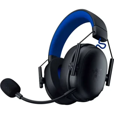 Razer BlackShark V3 X HyperSpeed PlayStation spēļu austiņas, ap ausīm, bezvadu, melnas  |  Razer