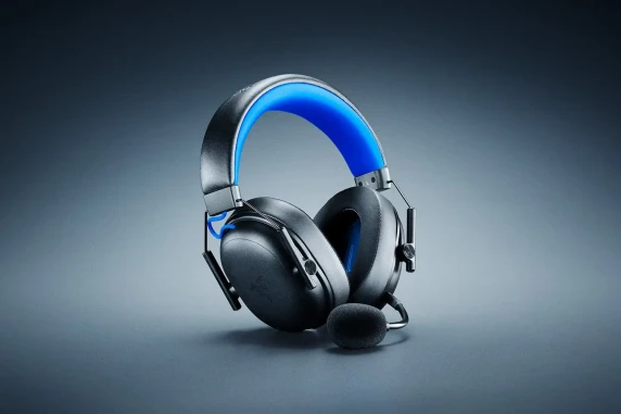 Razer BlackShark V3 X HyperSpeed PlayStation spēļu austiņas, ap ausīm, bezvadu, melnas  |  Razer