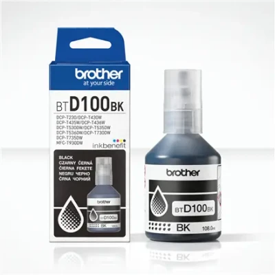 Brother BTD100BK  |  Ink Bottle  |  Black
