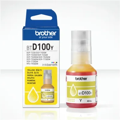 Brother BTD100Y  |  Ink Bottle  |  Yellow