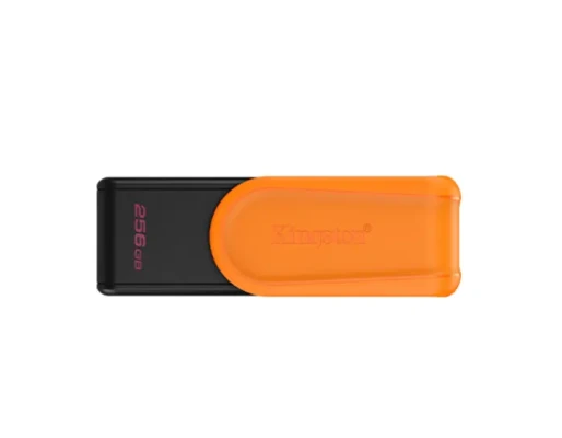 Kingston USB флеш-накопитель  |  DataTraveler Exodia S  |  256 ГБ  |  USB 3.2 Gen 1  |  Черный / Оранжевый