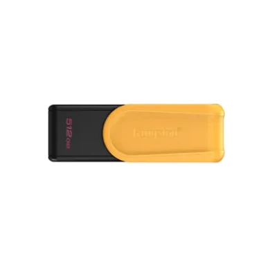 Kingston USB Flash Drive  |  DataTraveler Exodia S  |  512 GB  |  USB 3.2 Gen 1  |  Black / Yellow