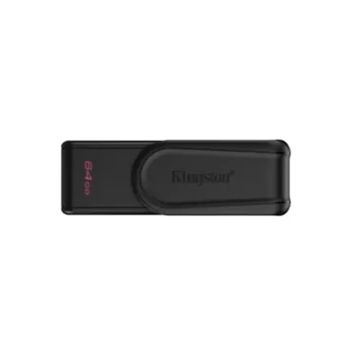 Kingston DataTraveler Exodia S USB Flash Drive  |  64 GB  |  USB 3.2 Gen 1  |  Black