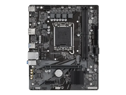 Gigabyte H610M K V2  |  Procesoru ģimene Intel  |  Procesora ligzda LGA1700  |  DDR5  |  Atbalstītās cietā diska interfeisi M.2, SATA  |  SATA savienotāju skaits 2