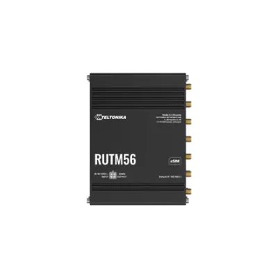Teltonika RUTM56 5G Router  |  Wi-Fi 5  |  Dual-Band  |  Gigabit Ethernet  |  5x RJ-45