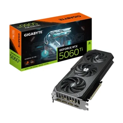 Gigabyte GeForce RTX 5060 Ti GAMING OC 8G  |  NVIDIA  |  8 GB  |  GeForce RTX 5060 Ti  |  GDDR7  |  HDMI ports quantity 1  |  PCI-E 5.0