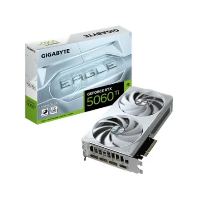 Gigabyte GeForce RTX 5060 Ti EAGLE OC ICE 8G  |  NVIDIA  |  8 GB  |  GeForce RTX 5060 Ti  |  GDDR7  |  HDMI ports quantity 1  |  PCI-E 5.0