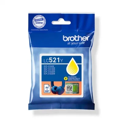 Brother LC521Y  |  Ink Cartridges  |  Yellow