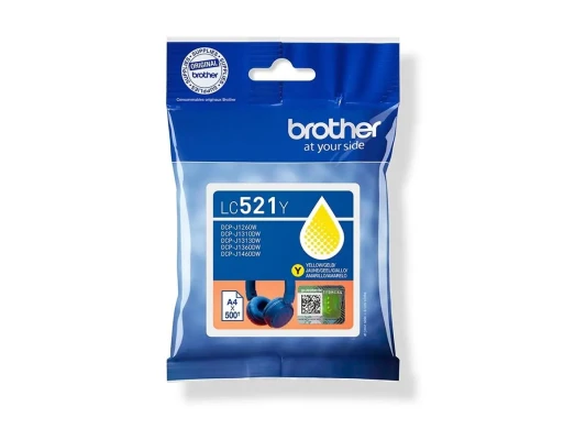 Brother LC521Y  |  Ink Cartridges  |  Yellow
