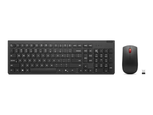Lenovo Essential  |  Keyboard and Mouse Combo  |  Wireless  |  Russian / Cyrillic  |  Black  |  2.4 GHz