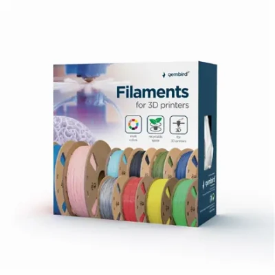 Gembird Plastic filament for cleaning 3D printer nozzle, 1.75 mm 100gr.  |  3DP-CLN1.75-01