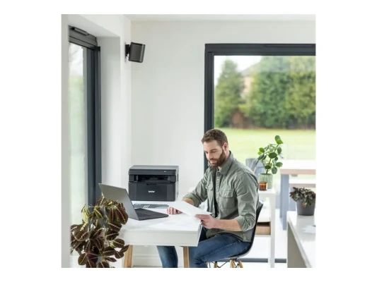 Brother 3-in-1 Printer  |  DCP-L1640W  |  Laser  |  Mono  |  A4  |  Wi-Fi  |  Black
