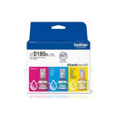 Brother BTD180CL  |  Ink refill  |  Yellow, Cyan, Magenta