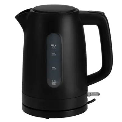 Adler Kettle  |  AD 1379b  |  Electric  |  2200 W  |  1.7 L  |  Polypropylene  |  360° rotational base  |  Black