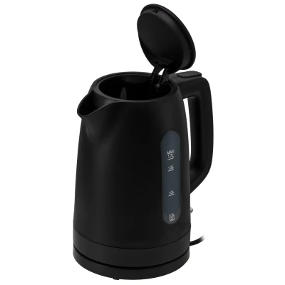 Adler Kettle  |  AD 1379b  |  Electric  |  2200 W  |  1.7 L  |  Polypropylene  |  360° rotational base  |  Black