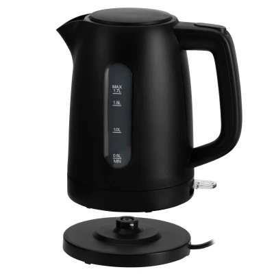 Adler Kettle  |  AD 1379b  |  Electric  |  2200 W  |  1.7 L  |  Polypropylene  |  360° rotational base  |  Black