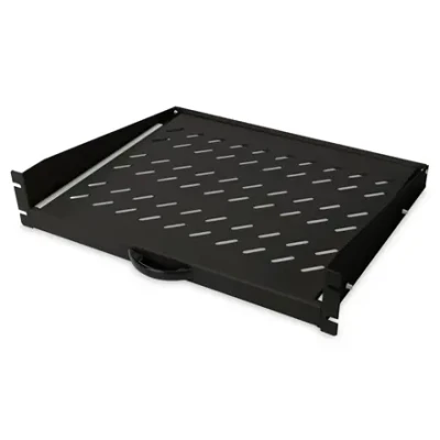 Digitus Extendible Shelf for fixed mounting on front 483 mm (19") profile rails  |  DN-19-TRAY-2-450-SW