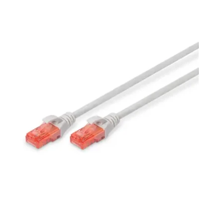 Digitus CAT 6 U / UTP  |  Patch cord  |  Length 3 m  |  Grey