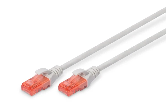 Digitus CAT 6 U / UTP  |  Patch cord  |  Length 3 m  |  Grey