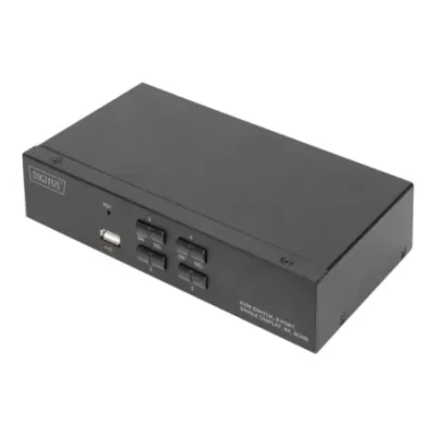 Digitus KVM Switch, 4 Port, Single Display, 4K, HDMI  |  DS-12880