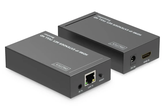 Digitus  |  HDMI IP pagarinātāja komplekts, Full HD, 120 m  |  DS-55517