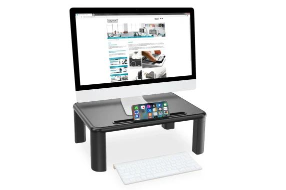 Digitus Desk Mount  |  DA-90458  |  Adjustable Height  |  Maximum weight (capacity) 10 kg  |  Black