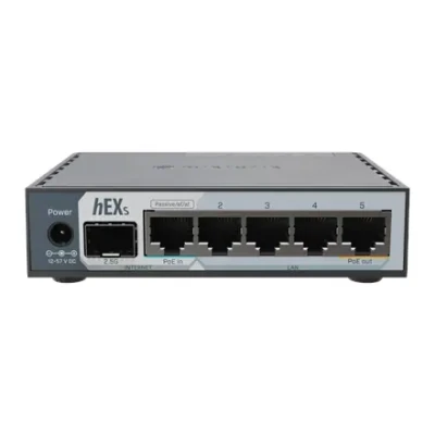 MikroTik hEX S (2025 Edition) Router  |  Gigabit Ethernet  |  5× RJ-45