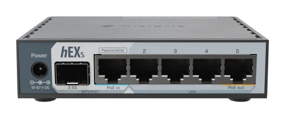 MikroTik hEX S (2025 Edition) Router  |  Gigabit Ethernet  |  5× RJ-45