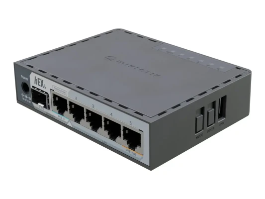 MikroTik hEX S (2025 Edition) Router  |  Gigabit Ethernet  |  5× RJ-45