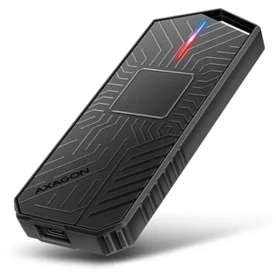 AXAGON USB-C 10Gbps - M.2 NVMe and SATA SSD GAME M.2 box  |  EEM2-GAM