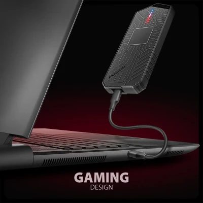 AXAGON USB-C 10Gbps - M.2 NVMe and SATA SSD GAME M.2 box  |  EEM2-GAM