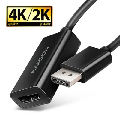 AXAGON Active adapter RVD-HI20N  |  DisplayPort to HDMI  |  0.15 m