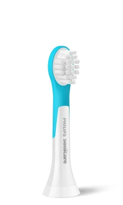 Philips  |  Zobu birstes galvas  |  HX6034 / 90 Sonicare For Kids3+  |  Galvas  |  Bērniem  |  Iekļauto zobu birstes galvu skaits 4  |  Balts / Zils