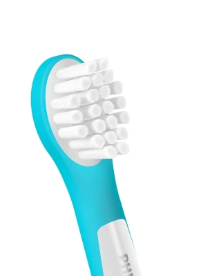 Philips  |  Zobu birstes galvas  |  HX6034 / 90 Sonicare For Kids3+  |  Galvas  |  Bērniem  |  Iekļauto zobu birstes galvu skaits 4  |  Balts / Zils