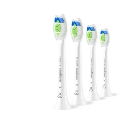 Philips  |  Replacement brush heads  |  HX6064 / 87 Sonicare Optimal White  |  Heads  |  For adults  |  Number of brush heads included 4  |  White