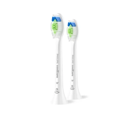Philips  |  Replacement brush heads  |  HX6062 / 87 Sonicare Optimal White  |  Heads  |  For adults  |  Number of brush heads included 2  |  White