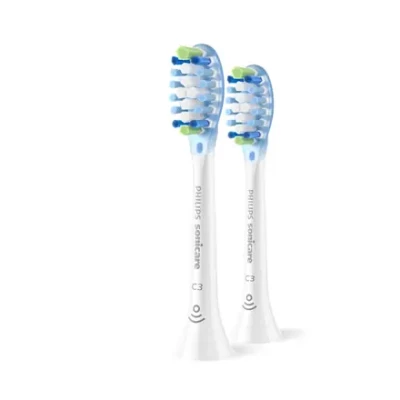 Philips  |  Replacement brush heads  |  HX9042 / 87 Sonicare Premium Plaque Defence  |  Heads  |  For adults  |  Number of brush heads included 2  |  White