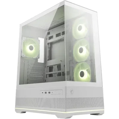 MSI  |  PC Case  |  MAG PANO 110R PZ WHITE  |  White  |  Mid-Tower  |  Power supply included No