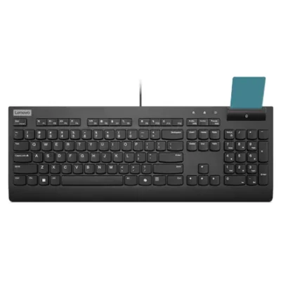 Lenovo Smartcard II  |  Keyboard  |  Wired  |  Estonian  |  Black  |  USB-A  |  Plunger type switch