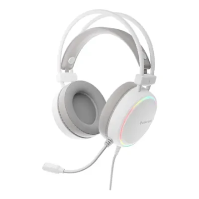 Genesis RGB Spēļu austiņas  |  Neon 613 G2  |  Vadu  |  Virs auss  |  Mikrofons  |  Balts
