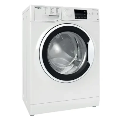 Whirlpool Washing machine  |  WRBSB 6249 W EU  |  Energy efficiency class C  |  Front loading  |  Washing capacity 6 kg  |  1200 RPM  |  Depth 43 cm  |  Width 60 cm  |  LED  |  White