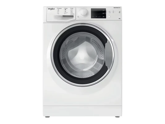 Whirlpool Washing machine  |  WRBSB 6249 W EU  |  Energy efficiency class C  |  Front loading  |  Washing capacity 6 kg  |  1200 RPM  |  Depth 43 cm  |  Width 60 cm  |  LED  |  White