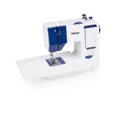 Tristar Sewing machine  |  SM-6005  |  Number of stitches 38  |  Number of buttonholes 1  |  White / Blue