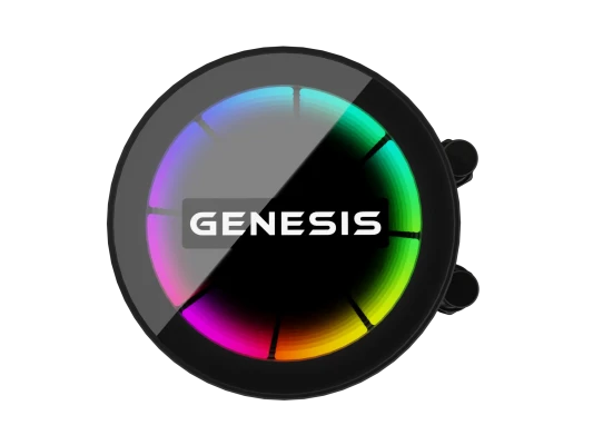 Genesis  |  Hydria 360  |  AIO Liquid CPU Cooler  |  Intel / AMD  |  Black